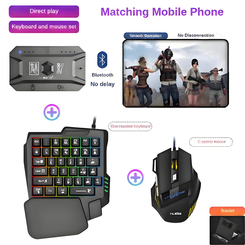 Gaming Keyboard And Mouse Mobile - محول ألعاب M1 Pro للهواتف المحمولة،