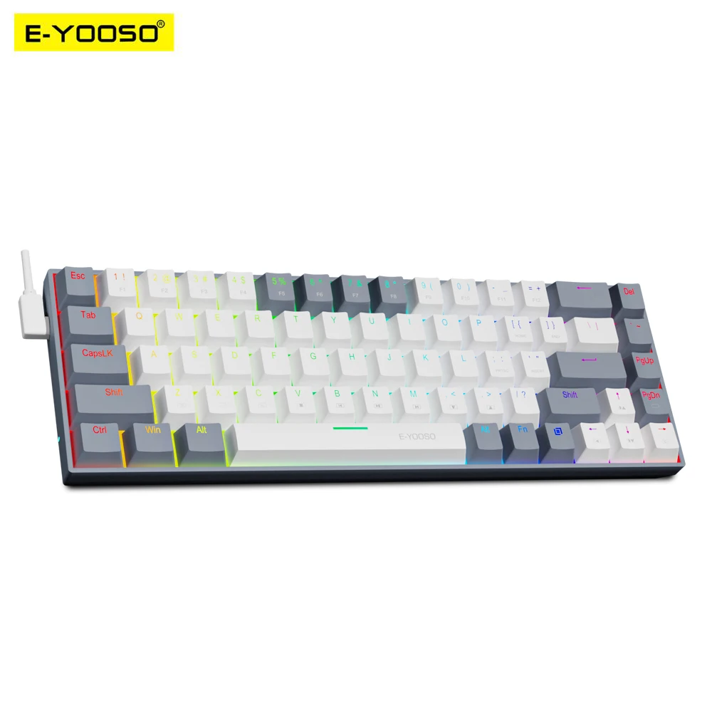 Gaming Keyboard E Yooso - لوحة مفاتيح الألعاب الميكانيكية النحيفة من