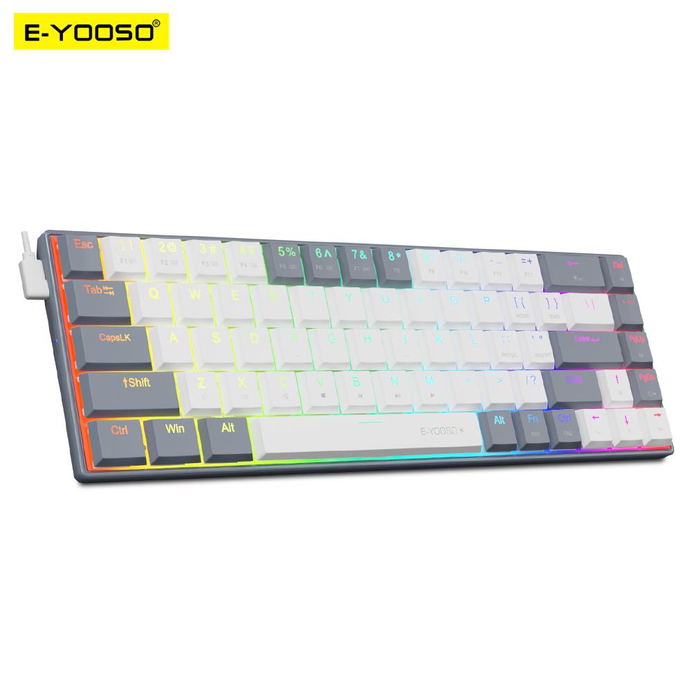 Gaming Keyboard E Yooso - لوحة مفاتيح الألعاب الميكانيكية السلكية الصغيرة