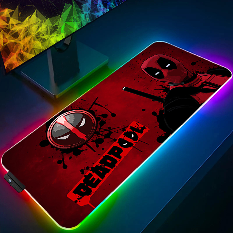 Gaming Keyboard Easy To Clean - لوحة ماوس LED للألعاب بإضاءة خلفية
