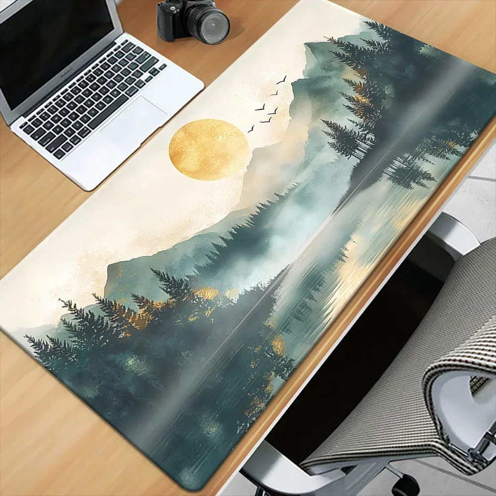 Gaming Keyboard And Mouse Pad - سجادة مكتب مطبوعة مخصصة مقاس XXL