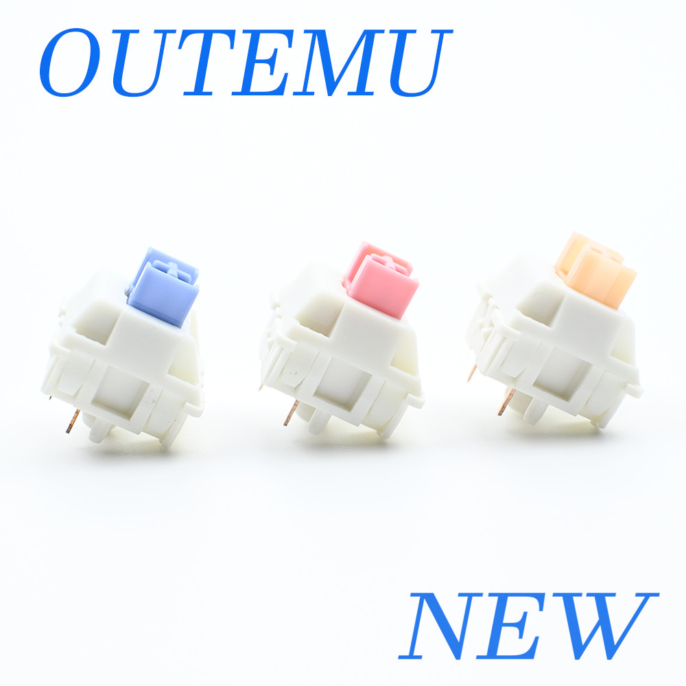 Keyboard Gaming Blue Switch - Outemu مفاتيح Lubed الميكانيكية لوحة المفاتيح