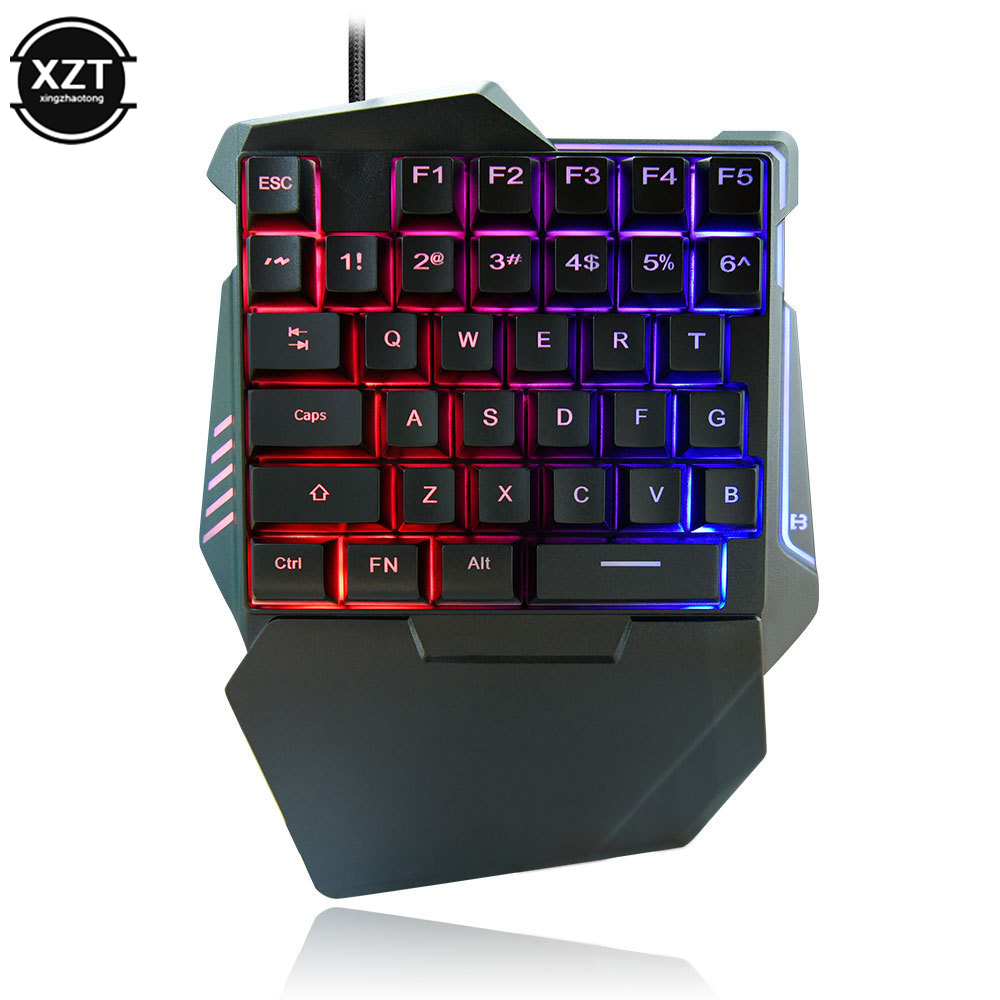 Gaming Keyboard Half - لوحة مفاتيح USB بيد واحدة للألعاب