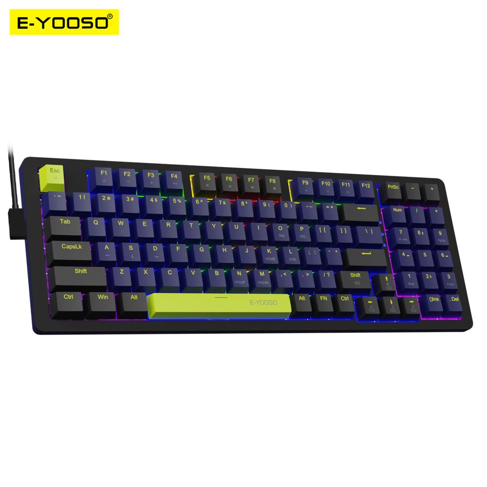 Gaming Keyboard E Yooso - لوحة مفاتيح ألعاب ميكانيكية سلكية ،