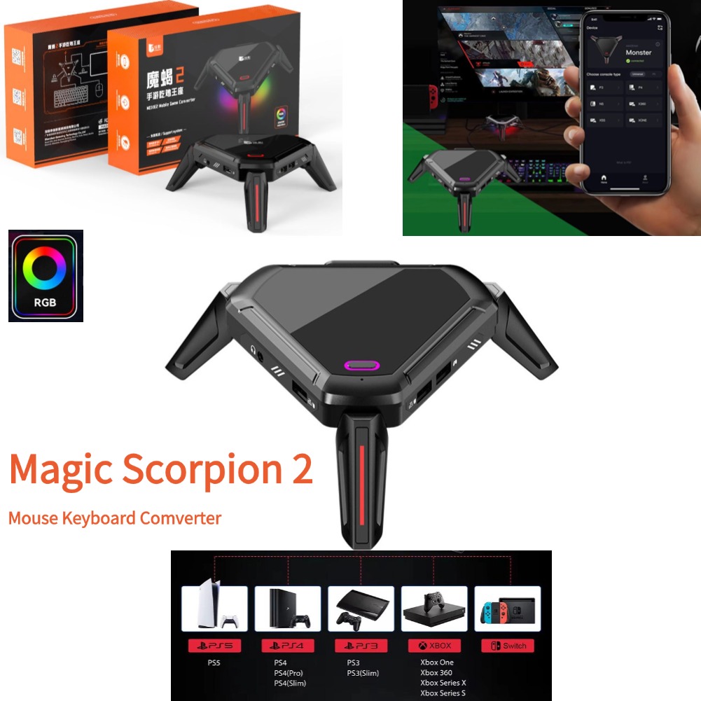 Gaming Keyboard And Mouse Mobile - ماجيك سكوربيون 2 ماوس لوحة المفاتيح