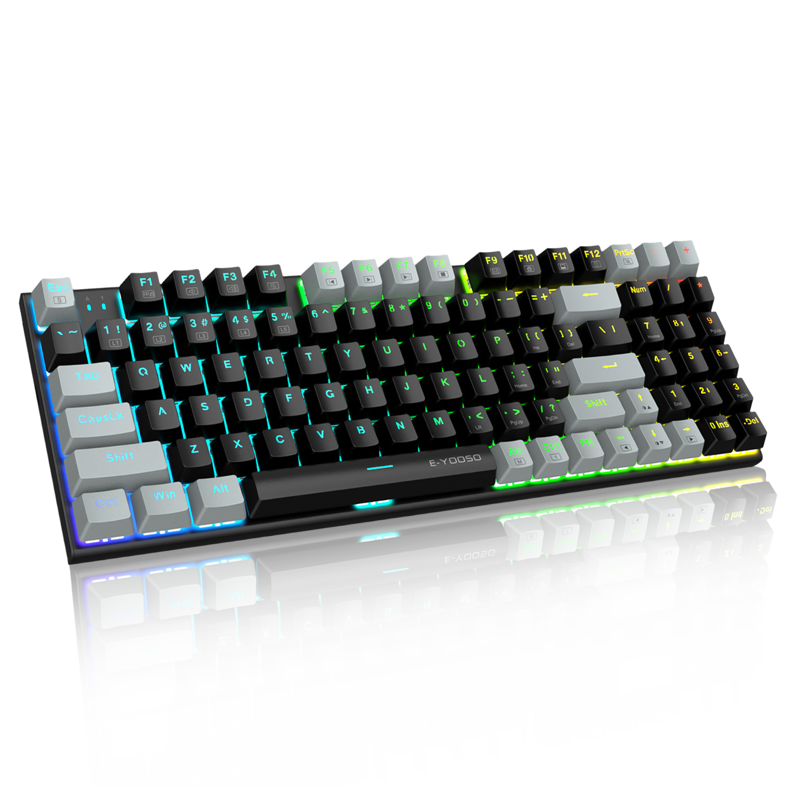 Gaming Keyboard E Yooso - لوحة مفاتيح الألعاب الميكانيكية E-YOOSO Z-19،