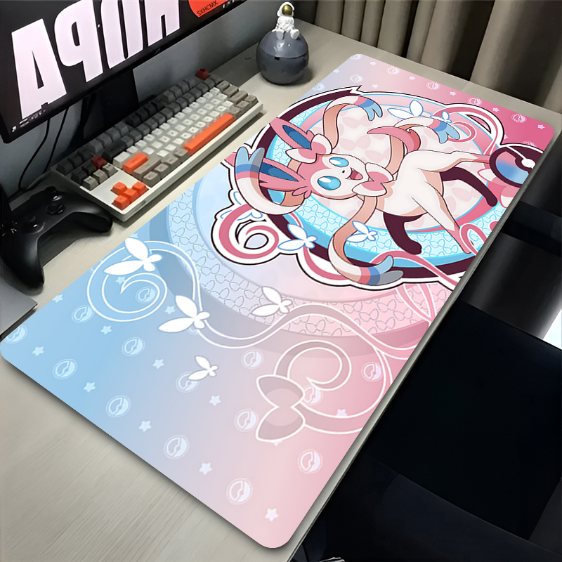 Gaming Keyboard Easy To Clean - لوحة ماوس كبيرة وردية اللون XXL