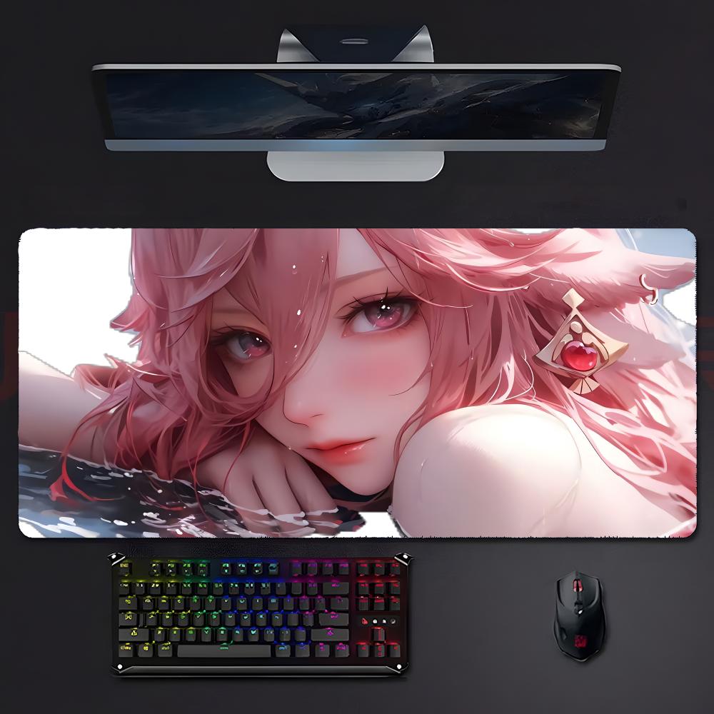 سجادة ماوس أنمي XXL للألعاب، ب - مراجعة Gaming Keyboard Half وسعره
