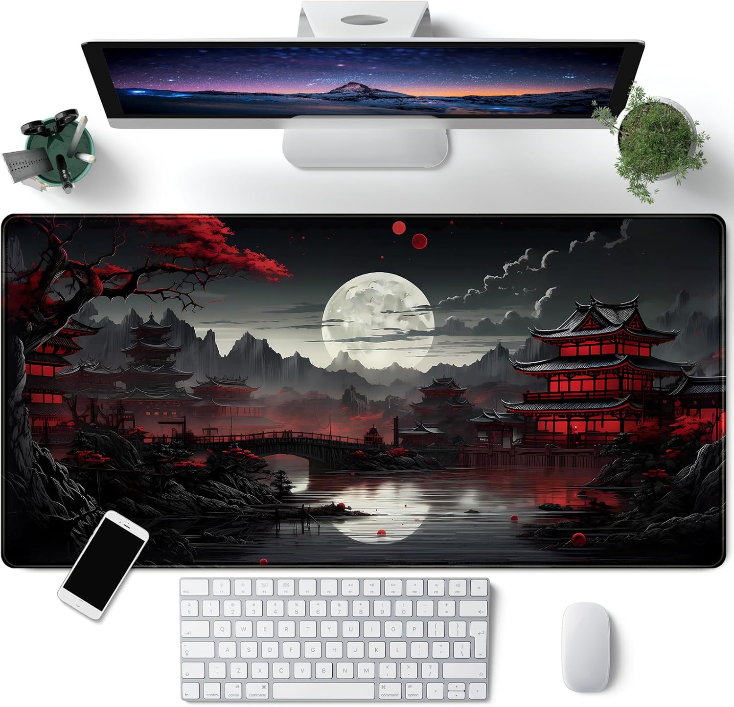 حصيرة مكتب يابانية على جانب Ri - مراجعة Gaming Keyboard And Mouse Pad وسعره