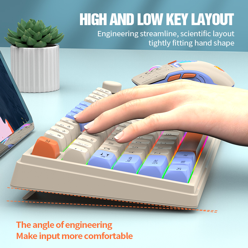 مجموعة لوحة مفاتيح وماوس لاسلك - مراجعة Gaming Keyboard Mouse Set وسعره