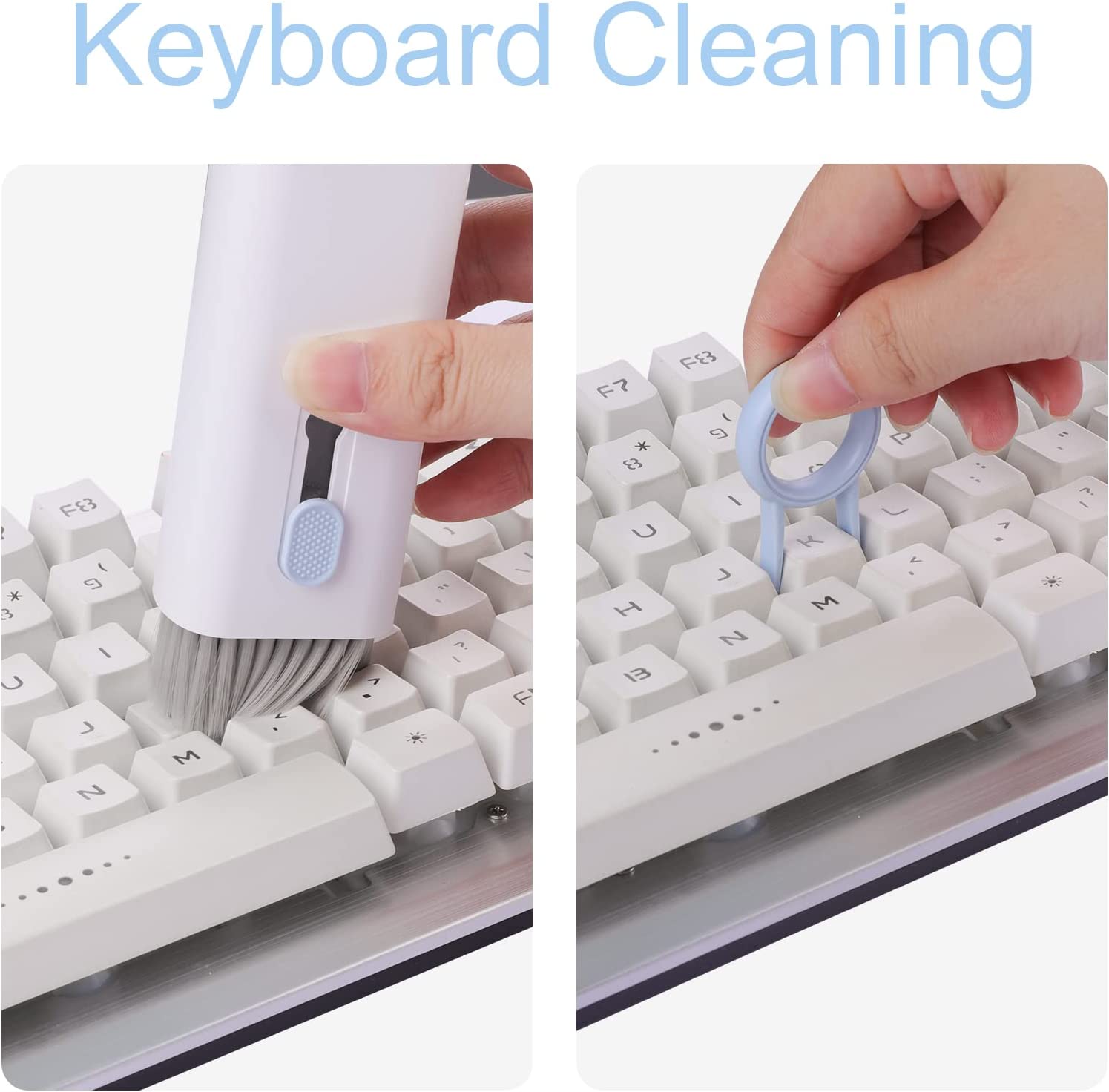 7 في 1 مجموعة فرشاة تنظيف لوحة - مراجعة Keycap Puller Ring وسعره