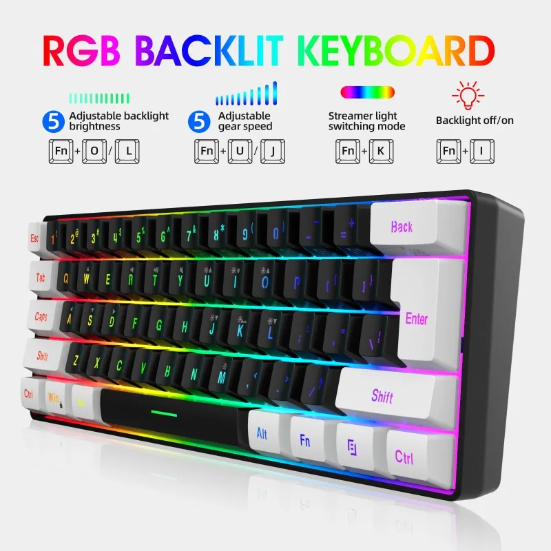 طقم لوحة مفاتيح وماوس للألعاب  - مراجعة Gaming Keyboard Mouse Set وسعره
