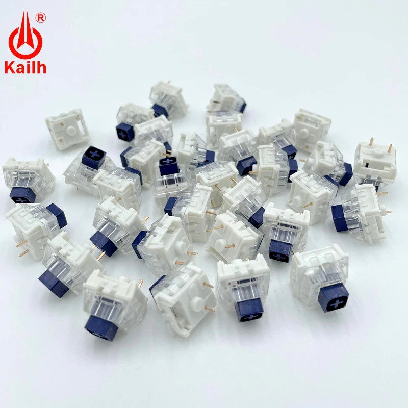 مفتاح صندوق أزرق كحلي من Kailh - مراجعة Keyboard Gaming Blue Switch وسعره