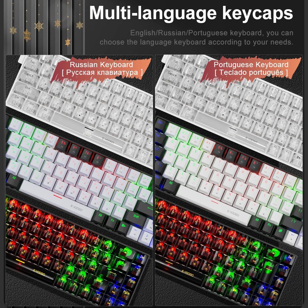 Z686 USB لوحة مفاتيح سلكية للأ - مراجعة Gaming Keyboard E Yooso وسعره