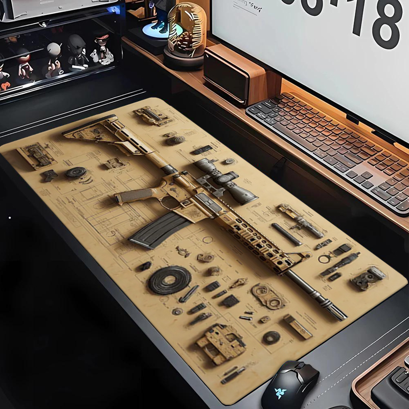 لوحة ماوس ألعاب ناعمة قابلة لل - مراجعة Gaming Keyboard And Mouse Pad وسعره