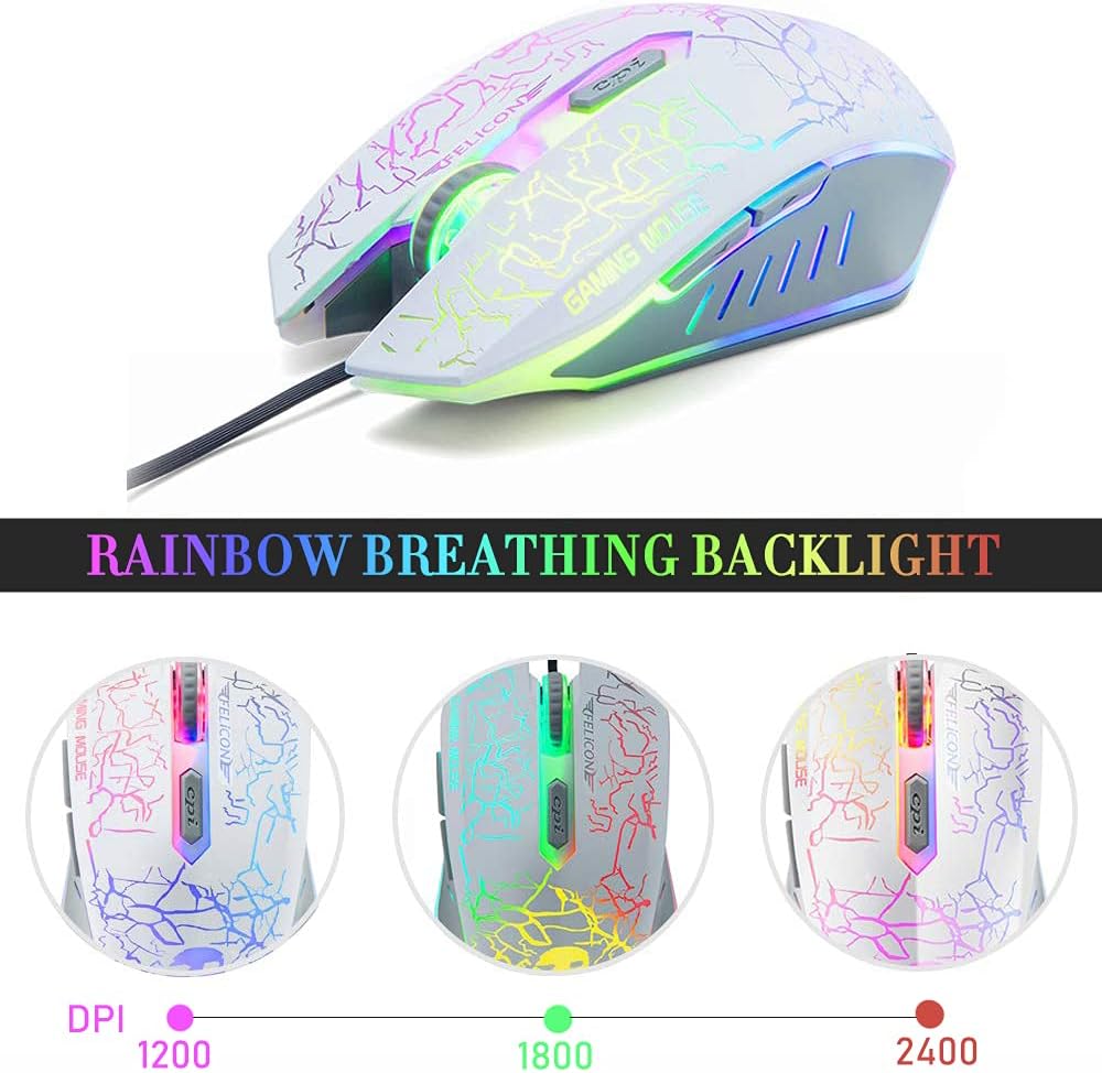 MAMBASNAKE T11 UK 100% لوحة مف - مراجعة Gaming Keyboard Mouse Set وسعره