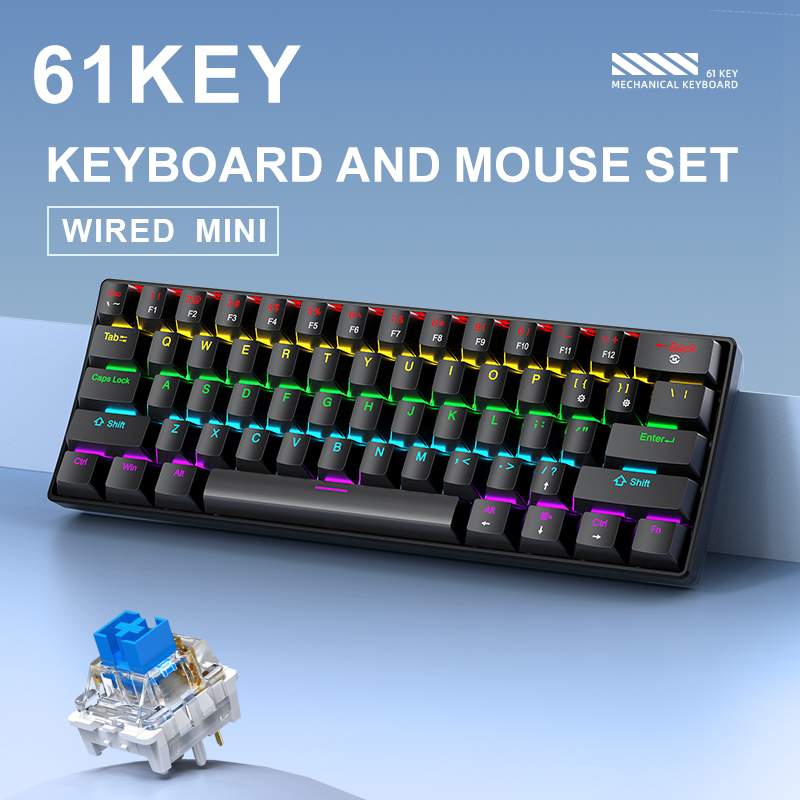 لوحة مفاتيح ميكانيكية صغيرة من - مراجعة Gaming Keyboard Half وسعره