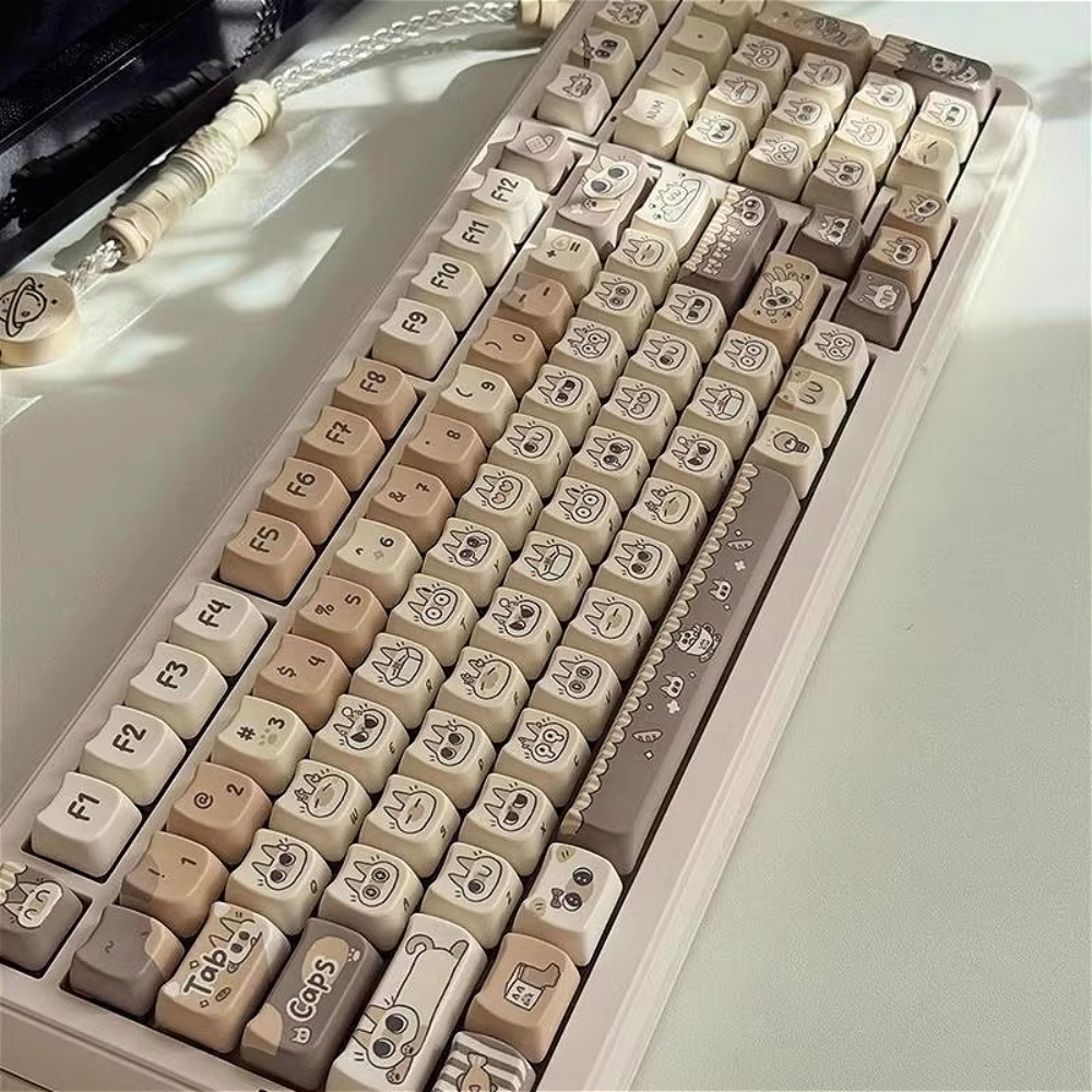 لطيف القط Keycap MAO الملف الش - مراجعة Gaming Keyboard Tkl وسعره