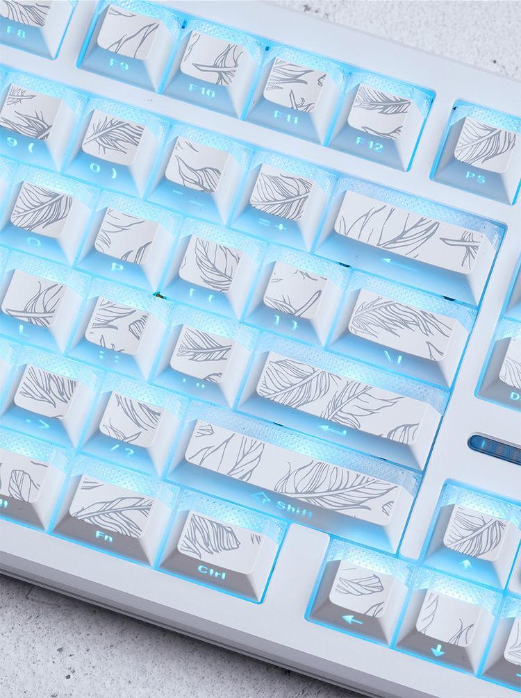 أغطية مفاتيح بنمط الريش 97 مفت - مراجعة Gaming Keyboard Tkl وسعره