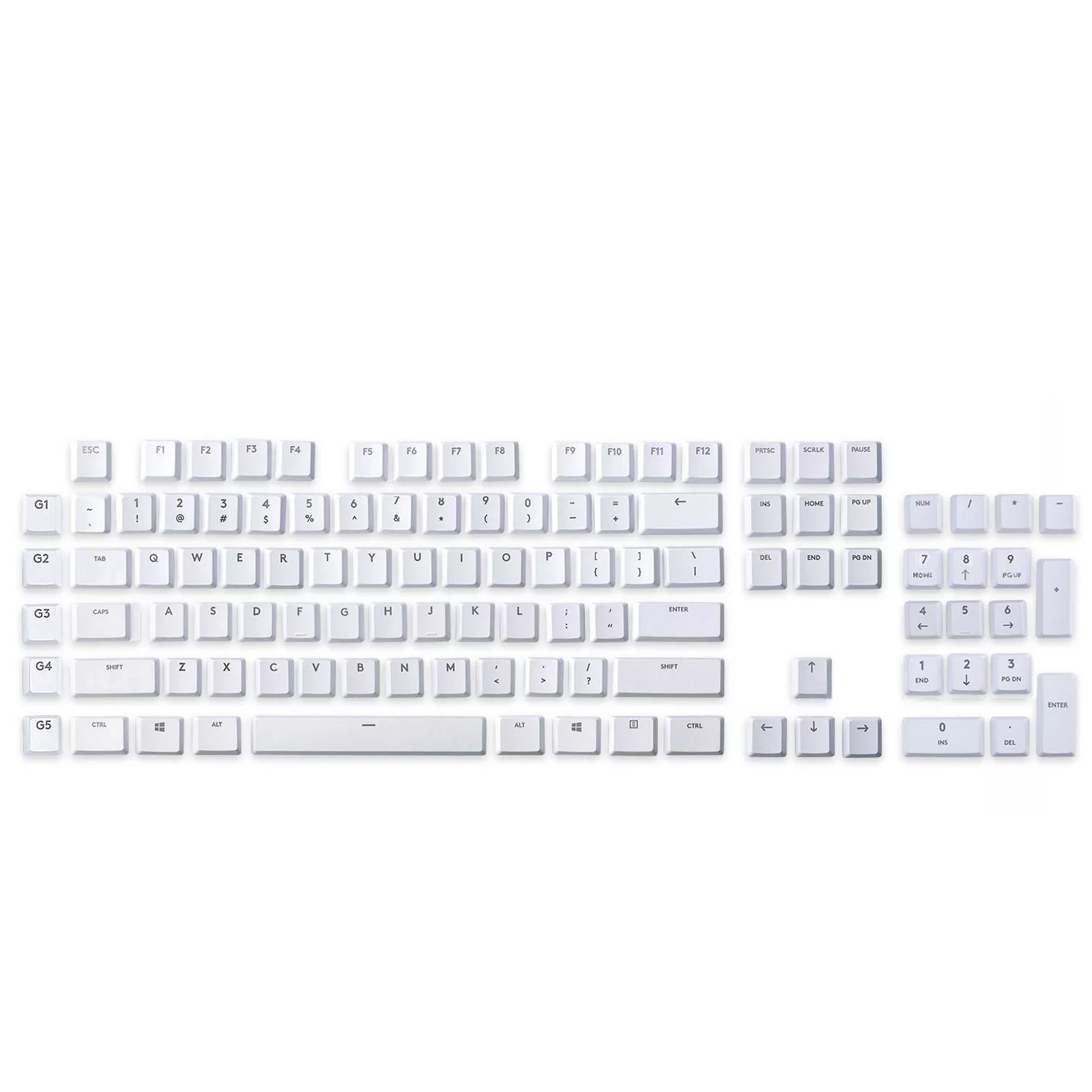 مجموعة كاملة من 109 أغطية مفات - مراجعة Gaming Keyboard Tkl وسعره