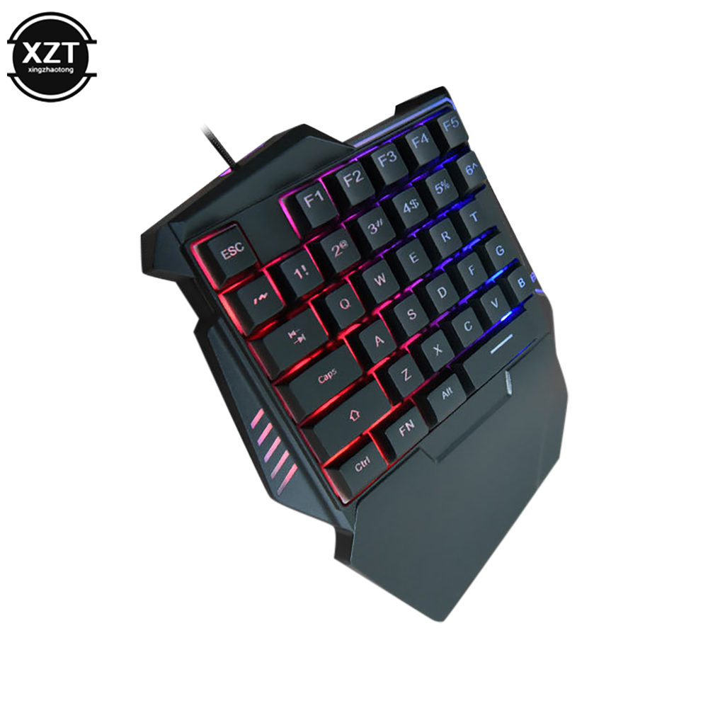 لوحة مفاتيح USB بيد واحدة للأل - مراجعة Gaming Keyboard Half وسعره