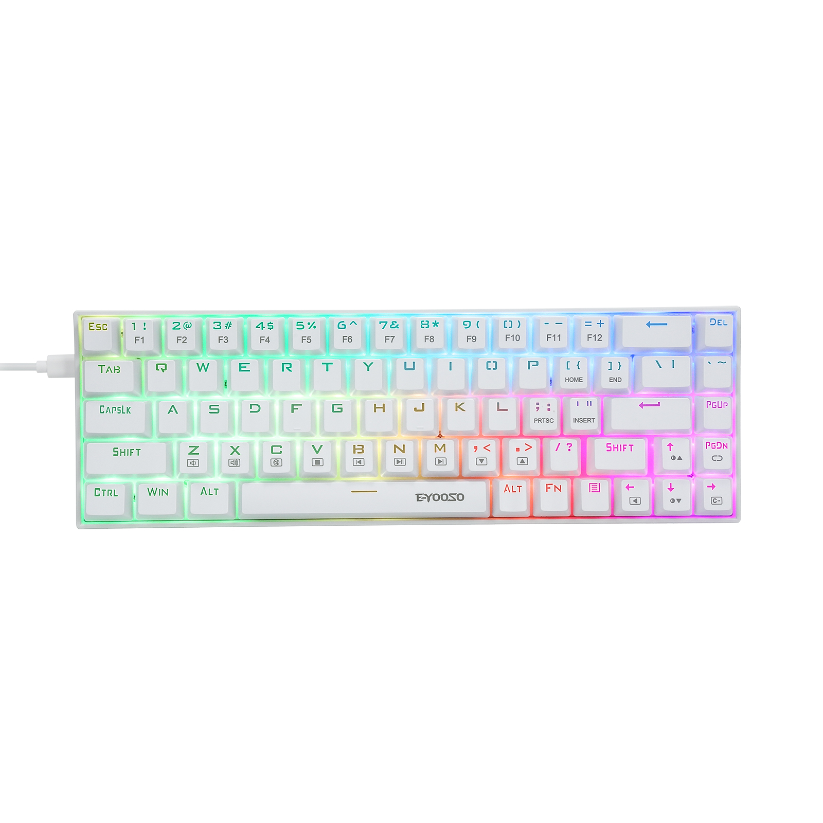 Z-686 لوحة مفاتيح ألعاب ميكاني - مراجعة Gaming Keyboard E Yooso وسعره
