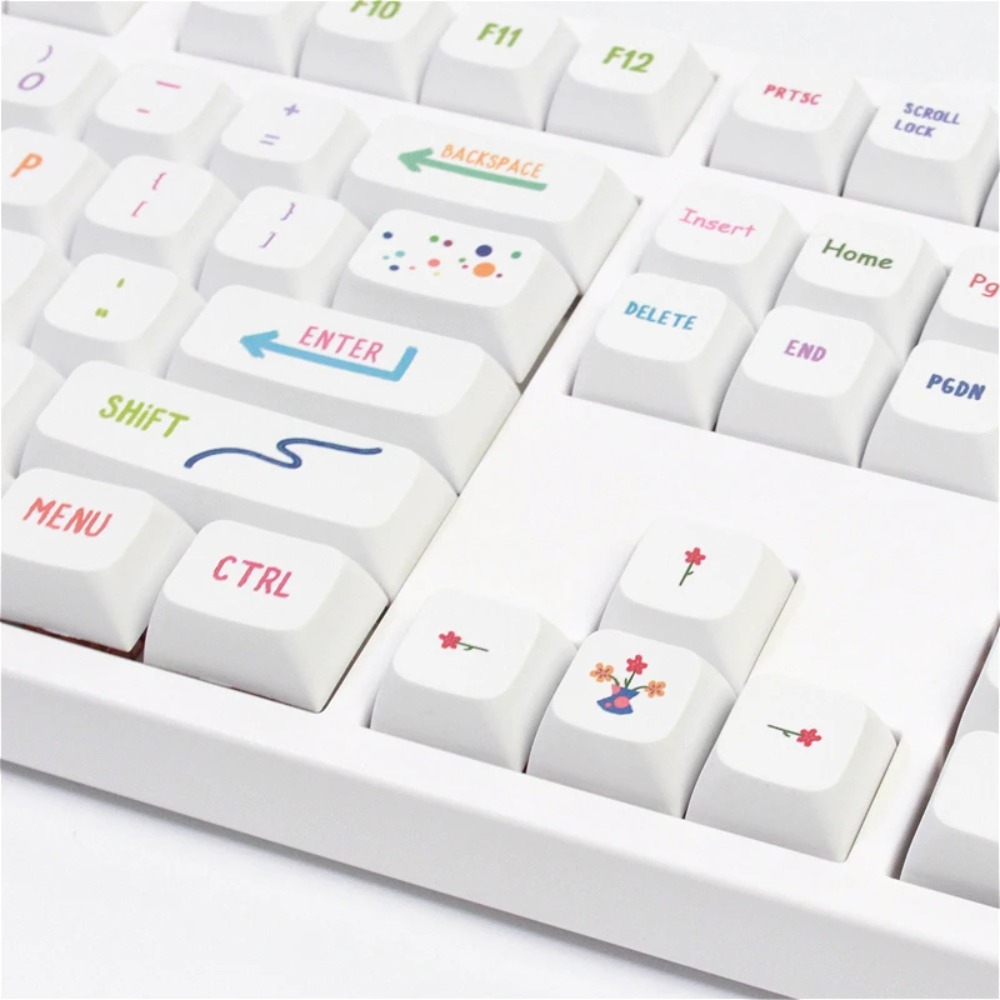 أغطية مفاتيح فنية صيفية نابضة  - مراجعة Gaming Keyboard Tkl وسعره