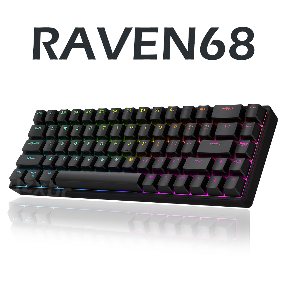 لوحة مفاتيح ميكانيكية سلكية من - مراجعة Gaming Keyboard Half وسعره