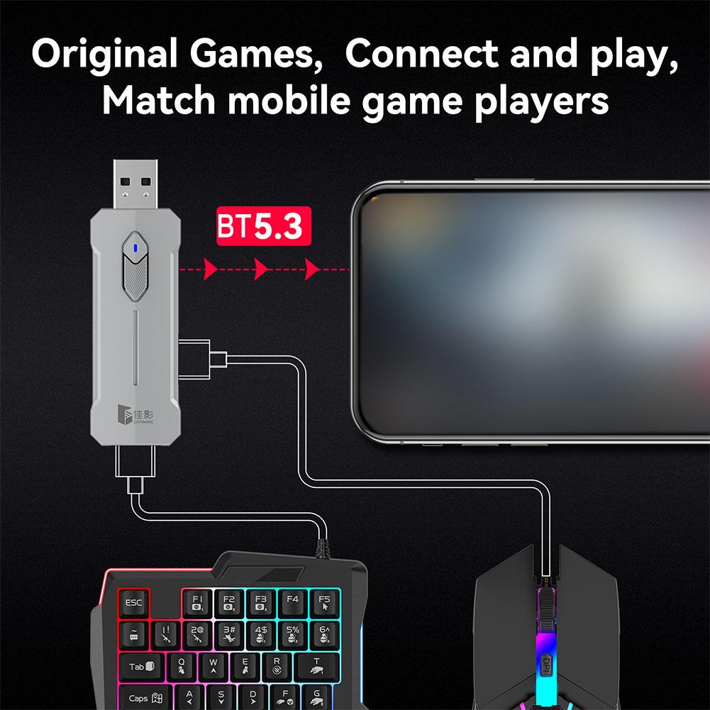 Gamwing X8/x8 Pro محول لوحة ال - مراجعة Gaming Keyboard Half وسعره