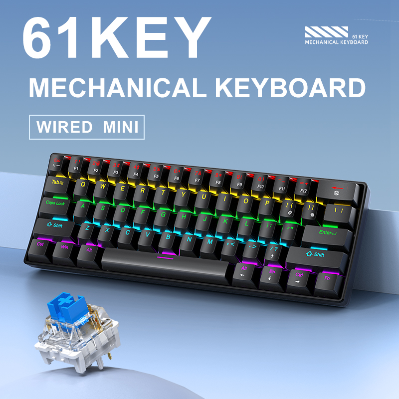 لوحة مفاتيح ألعاب ميكانيكية سل - مراجعة Keyboard Gaming Blue Switch وسعره