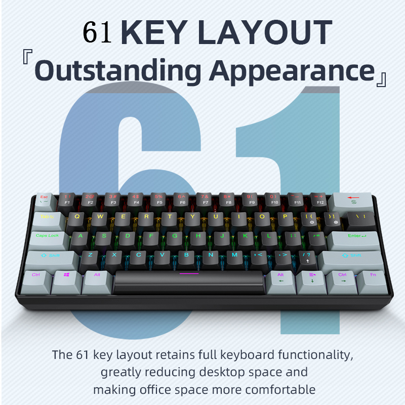 لوحة مفاتيح ألعاب ميكانيكية سل - مراجعة Keyboard Gaming Blue Switch وسعره