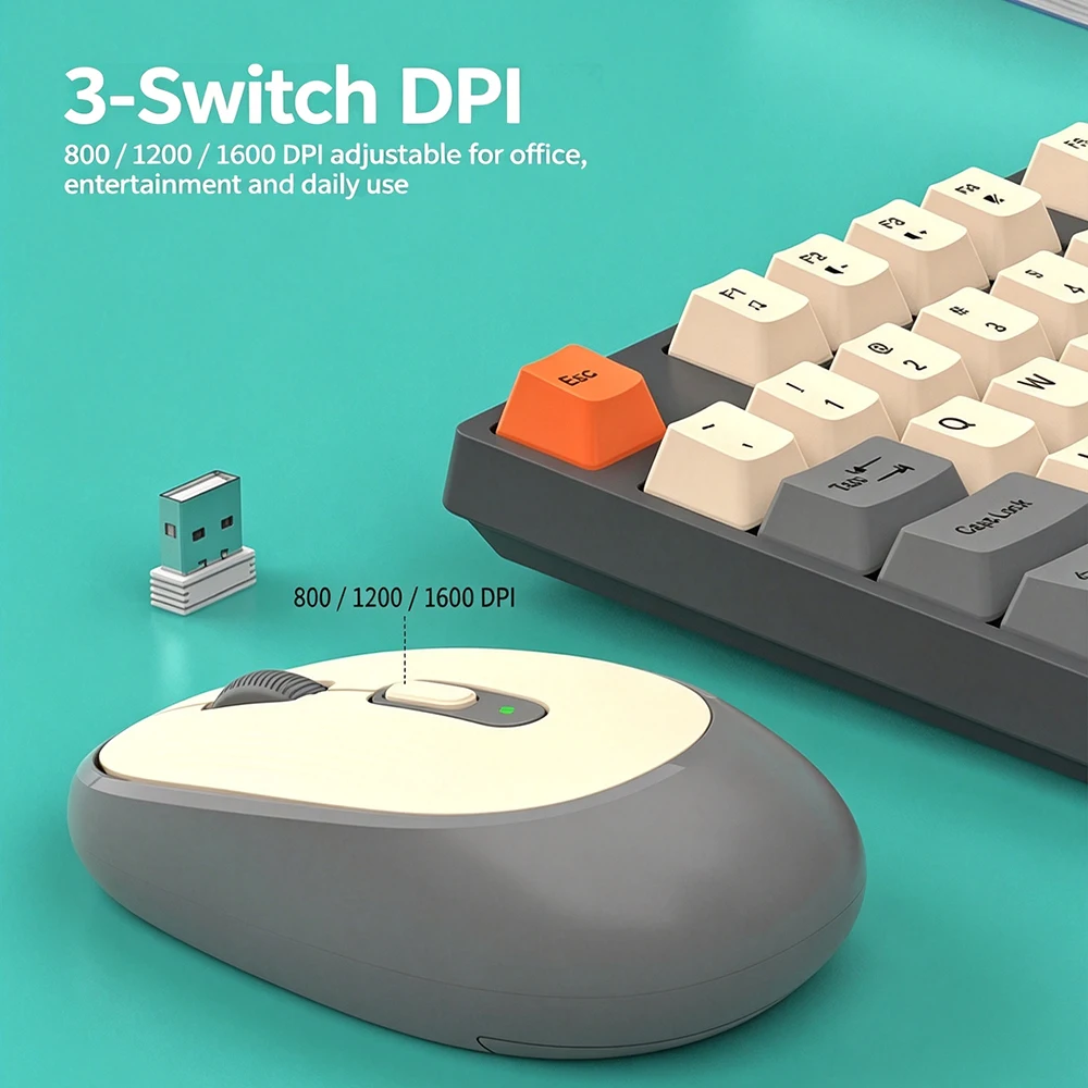 مجموعة لوحة مفاتيح وماوس لاسلك - مراجعة Gaming Keyboard Mouse Set وسعره