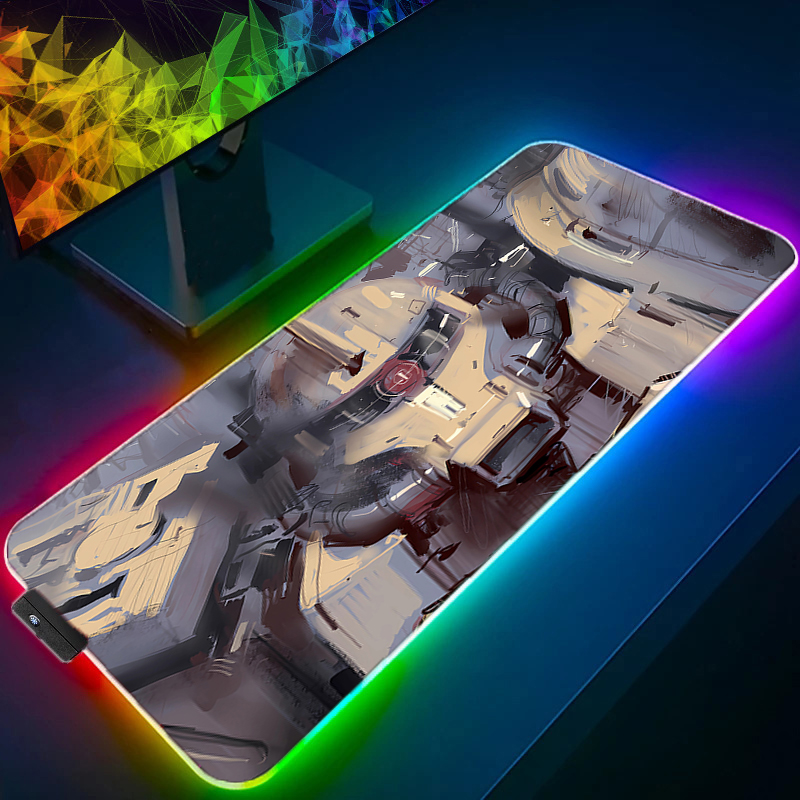 لوحة ماوس RGB للألعاب، بساط مك - مراجعة Gaming Keyboard And Mouse Mobile وسعره