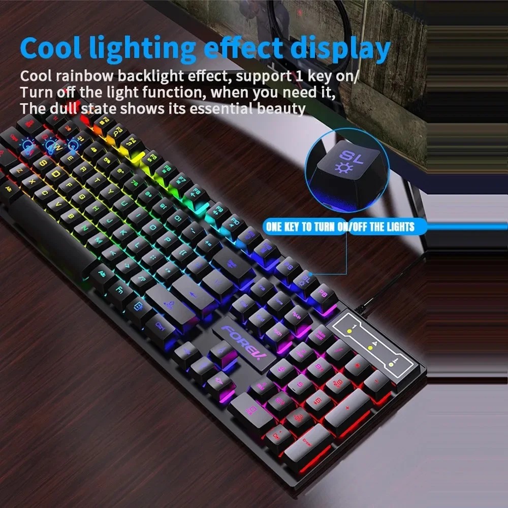 لوحة مفاتيح ميكانيكية سلكية من - مراجعة Gaming Keyboard Half وسعره