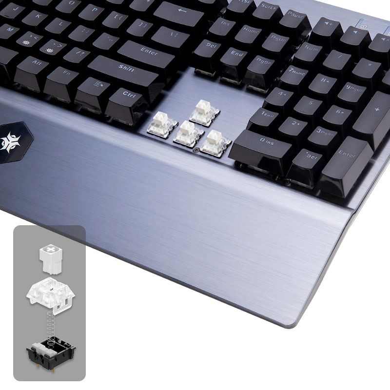 لوحة مفاتيح الألعاب HEXGEARS G - مراجعة Keyboard Gaming Blue Switch وسعره