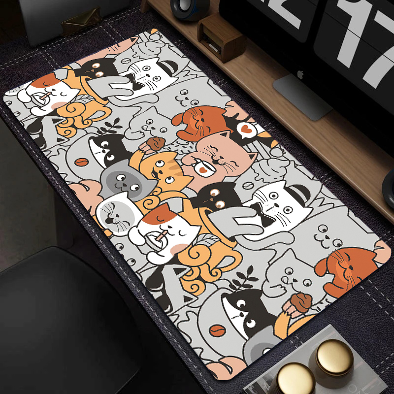 لطيف القط ماوس الوسادة الألعاب - مراجعة Gaming Keyboard And Mouse Pad وسعره