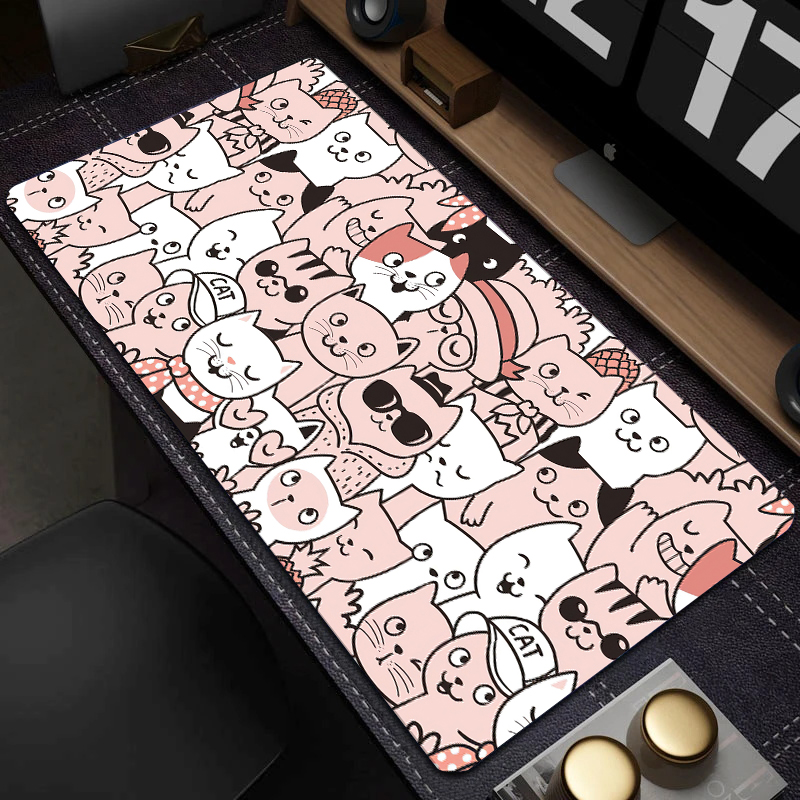 لطيف القط ماوس الوسادة الألعاب - مراجعة Gaming Keyboard And Mouse Pad وسعره